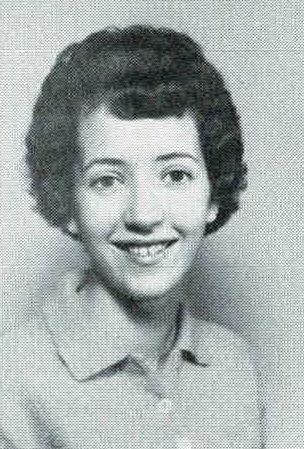 Betty Lantz in her 1961 Taft High School Yearbook Photo.